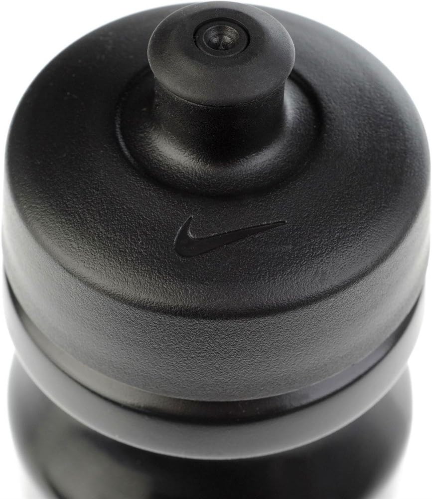 Unisex Sports Water Bottle Black White