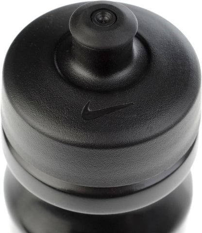 Unisex Sports Water Bottle Black White